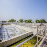 Exterior of Haikey Creek Wastewater Treatment Plant.