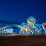 Exterior of Branson Aquarium.