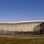 Exterior of Fayetteville Public Library.