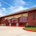 Exterior of McKinney Fire Station #10 building.