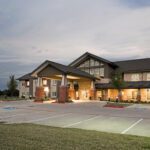 Exterior of Oxford Senior Living building.